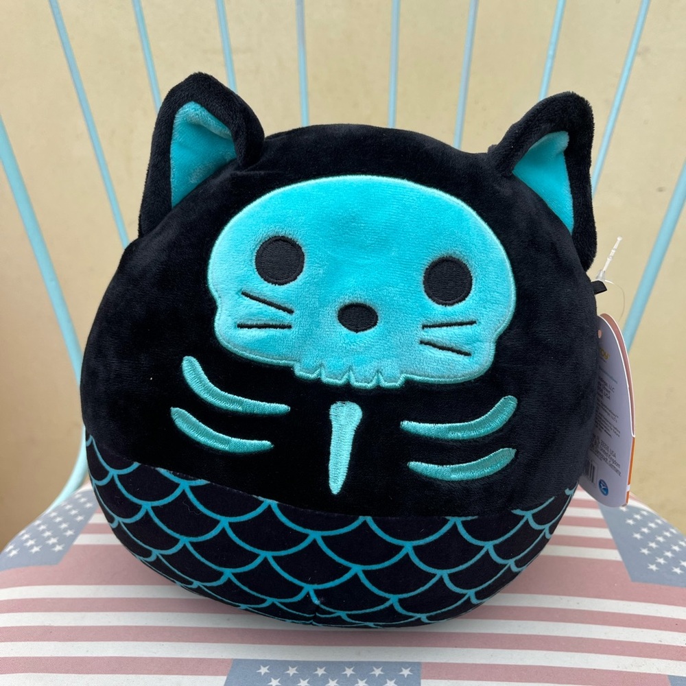 Squishmallows Sheikla the Skeleton Cat 8” Plush